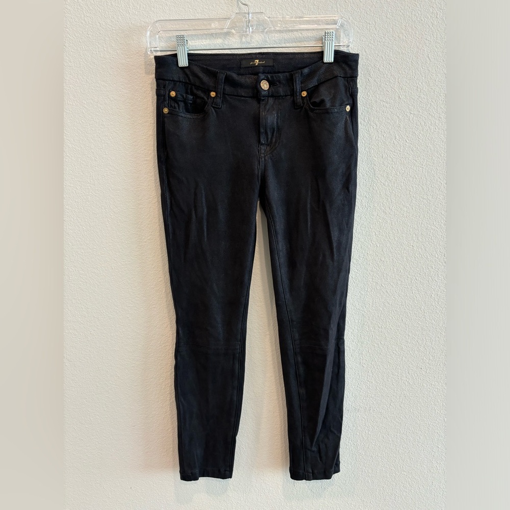 7 for all Mankind skinny black jeans